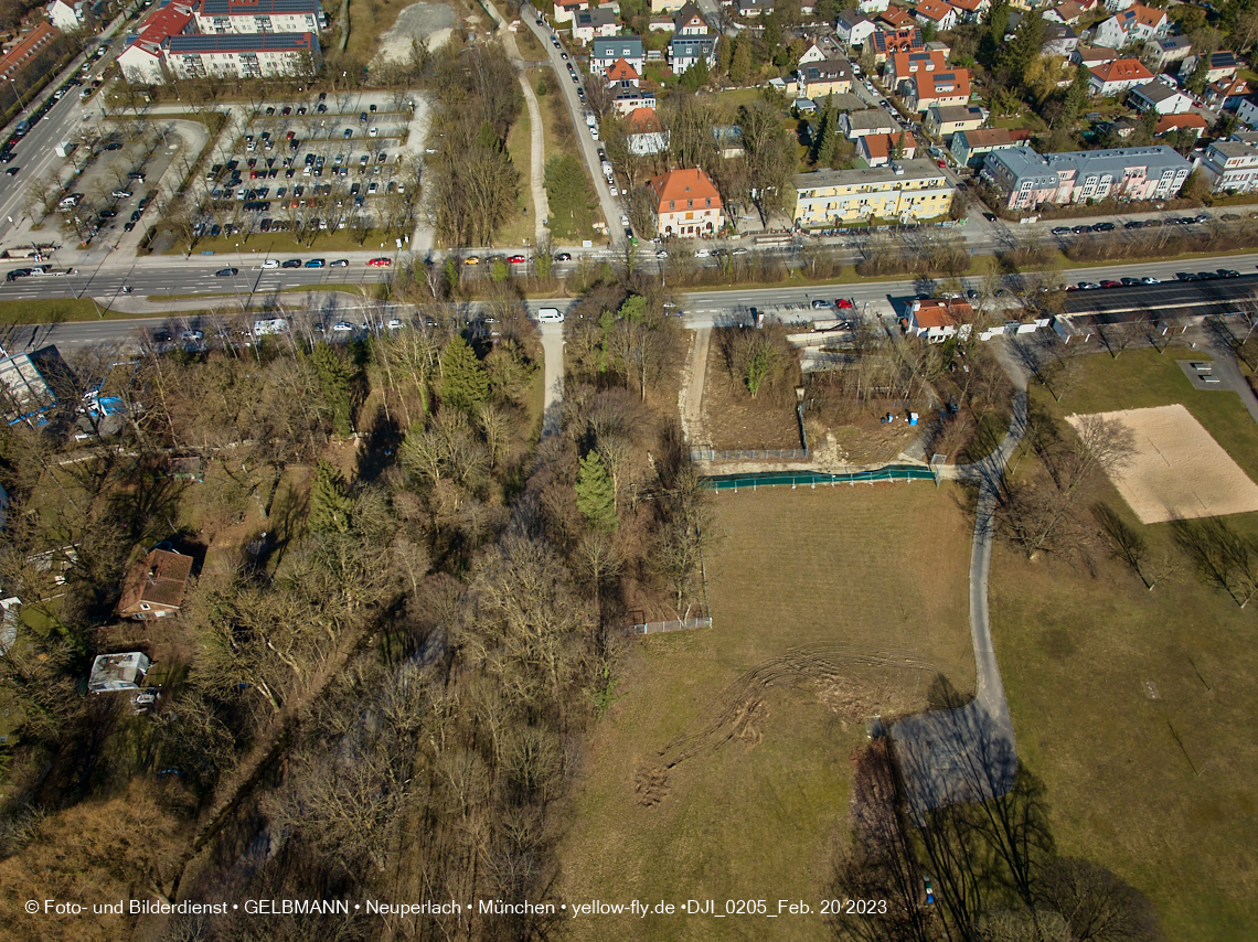 20.02.2023 -  der verschwundene Hachinger Bach in Neuperlach und Berg am Laim